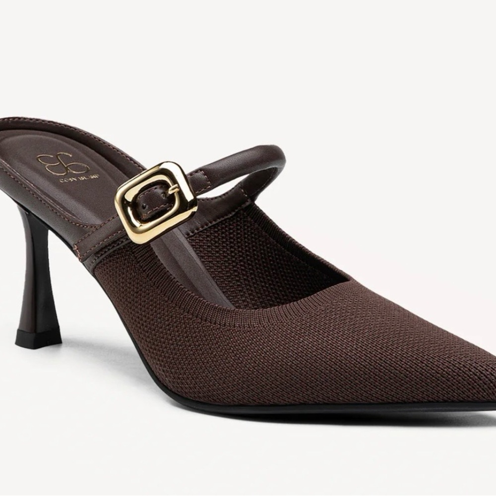 GraceLithe Pointed Toe Heeled Mule